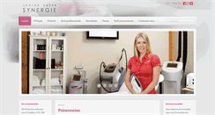 Desktop Screenshot of centrelasersynergie.com